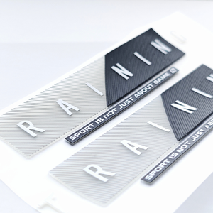 맞춤형 로고 의류 PVC 고무 패치 라벨 태그 열 전달 옷에 대한 3D 소프트 패치 - Product Image 1