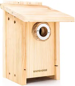 JUNJI Premium Cedar Bird House Wetterfestes Design Ein Bluebird Box House Gebaut nach NABS Specs Wood Bird House