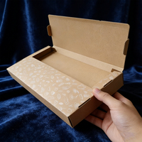 Caja de Embalaje Reutilizable y Ecológica para Carpetas de Oficina, Resistente, con Logotipo Personalizado, Forma Oblonga, Forro de Cartón, Cartón Corrugado Grueso
