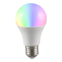 3 passo CCT mudança E27 7w 630lm conduziu a lâmpada de iluminação inteligente interruptor de controle de matérias-primas