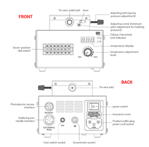 Trạm hàn tự động đa chế độ Bakon BK375B+ không chì, có bộ cấp dây thiếc tự động - Product Image 4