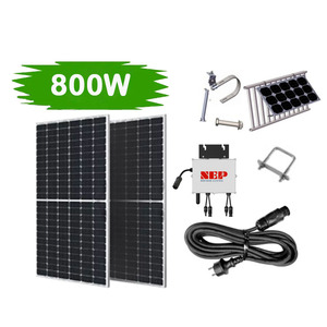 DYJH-B800 Sistema Solar Fotovoltaico de Silicio Monocristalino de Nueva Tecnología de 600W y 6 Paneles para Balcón de Casa, Salida de 220V D - Product Image 1
