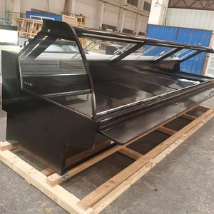 Frigorifero Commerciale per Carne Fresca, Vetrina Refrigerata ad Arco per Supermercati, Raffreddamento ad Aria, 2 Porte, Controllo Digitale per Carne - Product Image 3