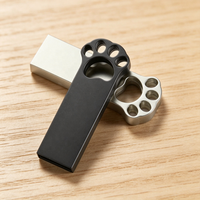 Option de couleur noir argenté Logo personnalisé en métal SSD Clé USB pour les besoins de stockage de documents volumineux
