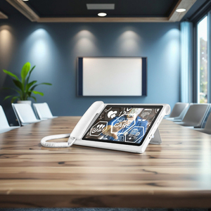 Haute qualité 4G 3G GSM LTE POE WiFi 6 Android 10 10 pouces téléphone vidéo <span class=keywords><strong>fixe</strong></span> sans fil intelligent carte SIM écran tactile - Product Image 1