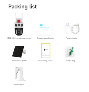 กล้องวงจรปิดพลังงานแสงอาทิตย์แบบใหม่สำหรับภายนอกอาคาร สีสันสดใส รองรับ WiFi 4G ซิมการ์ด LTE พร้อมระบบตรวจจับความเคลื่อนไหว PIR ตรวจจับมนุษย์ กล้อง PTZ พลังงานแสงอาทิตย์ 4G WiFi รุ่น BP8 "W - Product Image 6