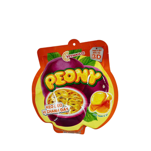 Peony Passion Fruit <b>Gummy</b> <b>Candy</b> 150g Soft Tropical Fruit Chews with Refreshing Juice Filled Center Premium Snack - Product Image 3