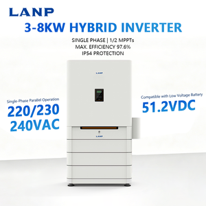 <span class=keywords><strong>Onduleur</strong></span> solaire hybride monophasé basse tension 3-8kW 1/2 MPPT à onde sinusoïdale pure, parallèle 5kW, pour système solaire domestique (on-grid et off-grid) - Product Image 3