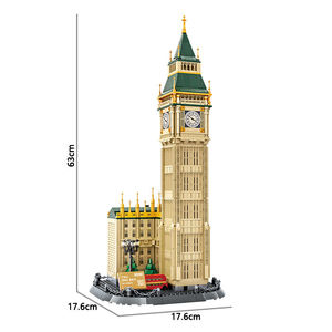 Wange 5216, Bloques de Construcción del Big Ben de Londres, Modelo de Plástico, Adorno, Juguete Educativo de Construcción para Niños y Niñas - Product Image 4