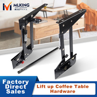 Mécanisme de charnière pour table basse relevable multifonctionnelle