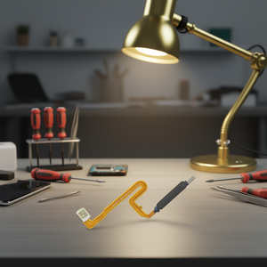 Cavo flessibile per lettore di impronte digitali Xiaomi per Redmi Note 10 Pro grigio - Product Image 2