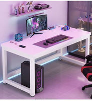 Ensemble de table et de chaise de jeu double grand format et élégant pour un usage domestique ou en location avec un design élégant pour les bureaux d'ordinateur