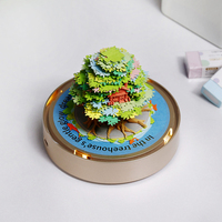 Lampe 3D créative à feuilles détachables, bloc mémo calendrier personnalisé Omoshiroi, motif personnalisé, vente en gros
