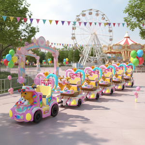 <span class=keywords><strong>Train</strong></span> sans rails Nailong rose et jaune attrayant, design IP mignon, <span class=keywords><strong>express</strong></span> touristique avec sièges mobiles pour aires de <span class=keywords><strong>jeux</strong></span> intérieures et extérieures - Product Image 4