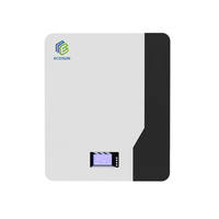 Batterie solaire murale ECOSUN POWER 48V/51.2V 100Ah avec BMS intelligent
