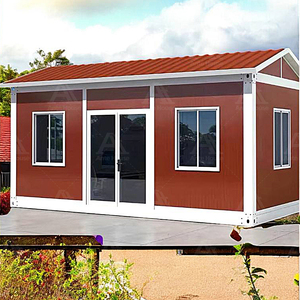 Prefabrik Taşınabilir Arka Bahçe Bahçesi Tek Kişilik Demonte Çalışma Prefabrik Toplantı Ses Geçirmez Katlanır Konteyner Ev - Product Image 1