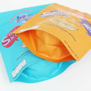 Sacchetto di Stand Up chiusura lampo Mylar arachidi pistacchio anacardi cibo sacchetto di imballaggio personalizzato per Snack frutta secca