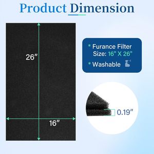 Filtro de Fieltro de Algodón Negro 300964000, Filtro de Aire para Filtrar Polvo - Product Image 4