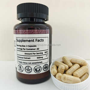 120 캡슐 유기농 샤타바리 캡슐 샤타바리 뿌리 분말 추출물 보충제 - Product Image 3