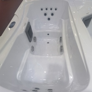 Moderna Bañera de Hielo Frío Integrada de Acrílico <span class=keywords><strong>para</strong></span> 2 Personas con Enfriador, WiFi, Aplicación y Esterilización con Ozono <span class=keywords><strong>para</strong></span> Recuperación de Atletas E116C - Product Image 3