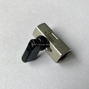<strong>Mini</strong> Brass <strong>Ball</strong> <strong>Valve</strong> BSP Male to Female Thread Shutoff <strong>Valve</strong> for Air Oil Water - Product Image 5