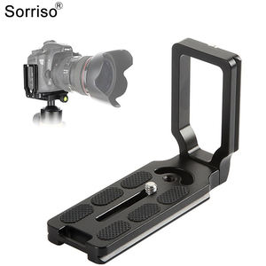 SORRISO <span class=keywords><strong>Support</strong></span> universel en aluminium en forme de L pour prise de vue verticale, <span class=keywords><strong>plaque</strong></span> de fixation rapide pour appareil photo reflex numérique Arca Swiss - Product Image 3