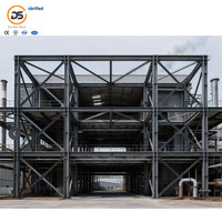 Bâtiment préfabriqué à structure en acier à ossature spatiale multi-étages pour atelier industriel, entrepôt, centre logistique AISC CE ISO