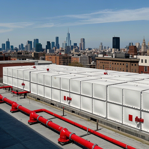 ถังเก็บน้ำสำหรับเกษตรกรรม SMC FRP 10000ลิตร220V รวมเครื่องบำบัดแผ่นประกบ - Product Image 6