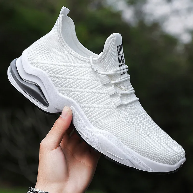Q11 Walking Breathable Fancy Logo Custom Shoes For Men New Styles White Sneakers men's Casual Shoes