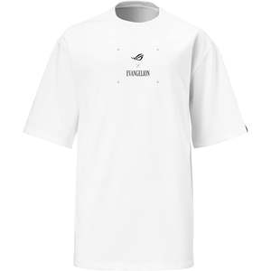 Camiseta Original al por Mayor Rog Evangelion Blanca Talla Mediana Corte Clásico Unisex para Adultos Ropa de Gaming - Product Image 1