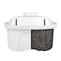 Cartouche de filtre de rechange pour pichet à eau sans BPA, qualité alimentaire, membrane ECM 5 couches, charbon actif, débit de 50 GPD