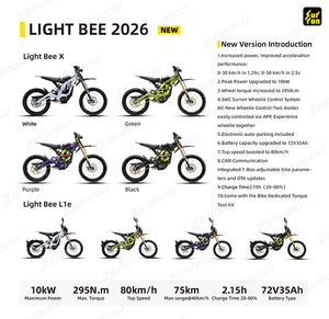 Motocicleta Todoterreno Surron Ultra 74v 24.5kw Negra 2026, Motocicleta Eléctrica Todoterreno 1. Potencia Aumentada Rendimiento de Aceleración Mejorado 1. - Product Image 6