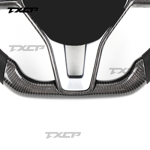 Volant en fibre de carbone compatible avec <span class=keywords><strong>Mercedes</strong></span>-Benz W204 Classe C C350 C300 C280 C63 E63 G63 S63 G65 GT63 GTS GLA GLB GLC W222 W220 - Product Image 3