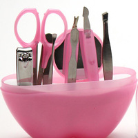 Coffret de manucure souvenir de mariage, ciseaux à ongles Apple et accessoires de beauté, cadeaux de fête, 9 pièces/coffret
