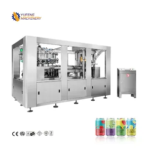 Easy Control DCGF 18-4 Aluminum Can Carbonated Soda Drinks Filling Machine