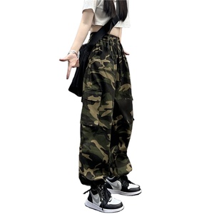 RG-all'ingrosso <span class=keywords><strong>pantaloni</strong></span> da paracadute Cargo <span class=keywords><strong>pantaloni</strong></span> e <span class=keywords><strong>pantaloni</strong></span> larghi alla moda da <span class=keywords><strong>donna</strong></span> - Product Image 2