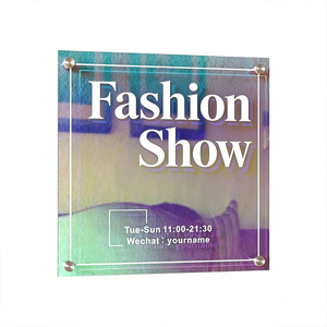 Plaque de porte en acrylique personnalisée avec logo d'entreprise, enseigne publicitaire, panneau de porte, plaque de porte suspendue - Product Image 3