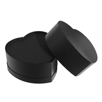Boîte cadeau de luxe recyclable en forme de cœur pour la Saint-Valentin avec couvercle et logo personnalisé pour l'emballage de fleurs et de chocolats