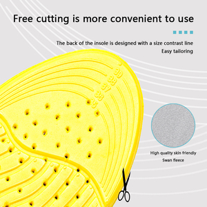 Memory <b>Foam</b> Sport Insoles Sweat Absorption Breathable Running Shoe <b>Pads</b> Foot Care Inserts for Men Women Size 35-45 - Product Image 4
