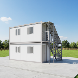 TOPPRE Casas <span class=keywords><strong>de</strong></span> oficina prefabricadas Contenedor <span class=keywords><strong>de</strong></span> carga Hogar Contenedor <span class=keywords><strong>de</strong></span> lujo moderno <span class=keywords><strong>Módulos</strong></span> <span class=keywords><strong>de</strong></span> baño Alojamiento Contenedor <span class=keywords><strong>de</strong></span> 2 pisos - Product Image 1