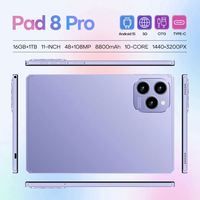 Tablet PC Wifi 10 Inci Dengan Keyboard dan Pena Android 12.0 16GB+1TB Tablet Android Layar Sentuh Tablet Gambar untuk Sekolah