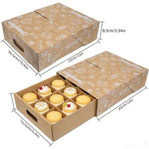 Envases de Papel Desechables para Papas Fritas, Cajas Personalizadas para Alitas de Pollo y Hamburguesas, Caja para Comida Rápida para Llevar - Product Image 5