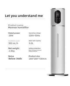 8L Mát Mist Thông Minh Siêu Âm Độ Ẩm Top Điền Nước Nhà Điện Phòng Thiết Bị Dầu Khuếch Tán Yên Tĩnh Cho Hộ Gia Đình - Product Image 6