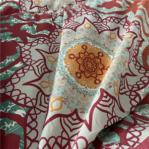 México diseño pigmento Impresión de China, venta al por mayor de flores de tela de sábana para textiles ropa de cama conjunto - Product Image 4