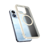 Funda Transparente Mate Antiamarilla para Xiaomi Redmi Note 17/Note 17 Pro, Magnética, Antigolpes, con Carga Inalámbrica