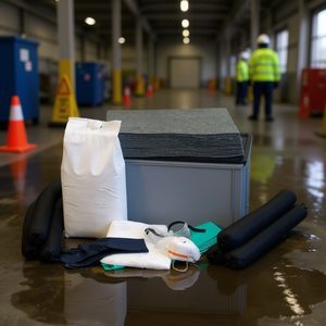 Ttake Universal Spill Kit <b>For</b> Emergency Response With Absorbent Pads And Gloves - Product Image 3