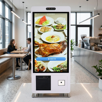 Kiosque de commande automatique intelligent YOVIS 21,5 pouces avec écran tactile capacitif 10 points, reconnaissance faciale, imprimante, scanner, SDK, restaurant