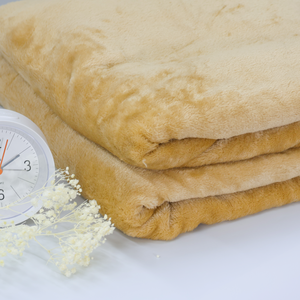 Couverture en molleton microfibre de haute qualité Polyester doux solide tout matelassé Queen Size 96x140cm pour la maison couvertures en molleton de corail - Product Image 4