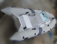 Petit bateau pneumatique semi-rigide 420, certifié CE, directement de l'usine, avec 3 ans de garantie