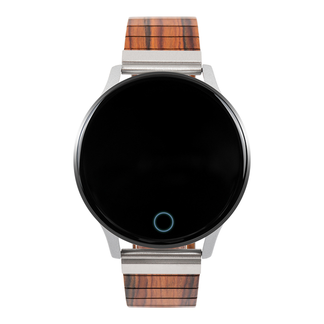 Hot Selling Red Wood Smart Watch Quartz Watch with Heart Rate Monitor Fashionable Gifts
